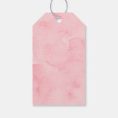 Blush Gold Floral Happy Moederdag Cadeaulabel (Achterkant)