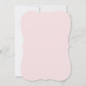 Blush & Gold Flowers Sweet 16 Invite Kaart (Achterkant)