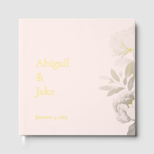 Blush Gold Foil Personalized Wedding (Recto)