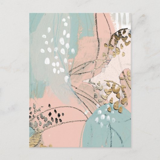 Blush & Gold I Briefkaart (Voorkant)