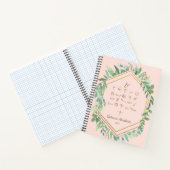 Blush Gold Paleo Hébreu Otiot Carnet Alephbet (Intérieur)