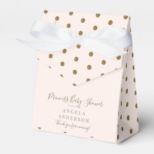 Blush & Gold Princess Baby shower Bedankdoosjes