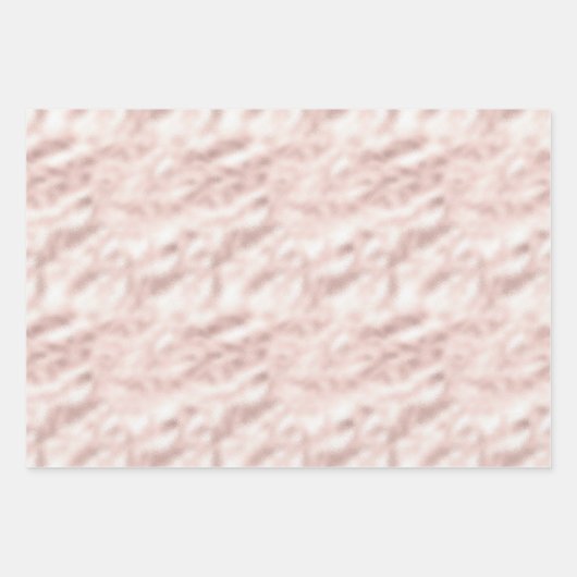 Blush Gold Zebra afdrukken Inpakpapier Vel (Voorkant 2)