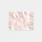 Blush Gold Zebra afdrukken Post-it® Notes (Voorkant)