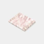Blush Gold Zebra afdrukken Post-it® Notes (Schuin)