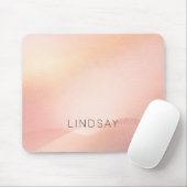 Blush Goud Glow Gradiënt Muismat (Met muis)