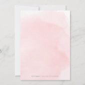 Blush goudelegant Vrijgezellenfeest voor kalligraf Kaart (Achterkant)