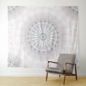 Blush Gray Mandala Wandkleed (In Situ (horizontaal))