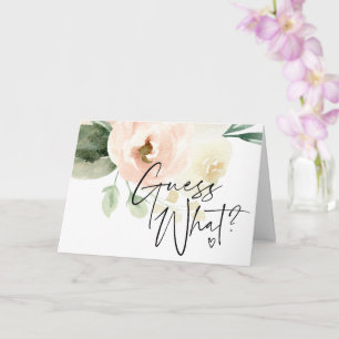 Blush Guess Wat Zwangerschap Aankondiging Onthulle