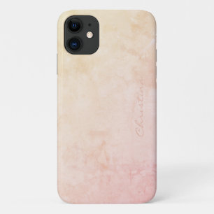 Blush handtekening op Rosé naar Champagne Ombré XS iPhone 11 Hoesje