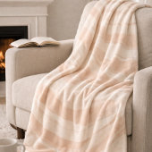 Blush Ivory Ripple Fleece Blanket