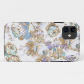 blush lavender bruin blauwgroen rozen floraal Case-Mate iPhone case (Achterkant (horizontaal))