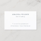 Blush Lila Roos Bloemen Bunch 6 Punch Loyaliteit Visitekaartje (Achterkant)