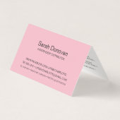 Blush & Lip Product Distributeur Tips & Trucs Visitekaartjes (Achterkant)