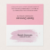 Blush & Lip Product Distributeur Tips & Trucs Visitekaartjes (Buitenkant ongevouwen)