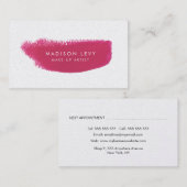 Blush Lipstick Make Up Swatch Cartes Artistes (Devant / Derrière)