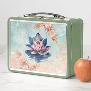 Blush Lotus Calm – Zachte Bloemenschildering