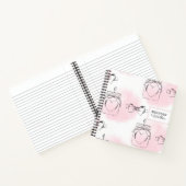 Blush Love | Carnet spiral personnalisé (Intérieur)