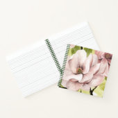 Blush Magnolia Flowers Notitieboek (Binnen)
