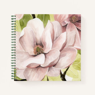 Blush Magnolia Flowers Notitieboek