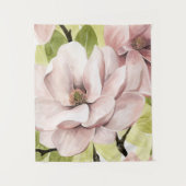 Blush Magnolia Flowers Wandkleed (Voorkant)