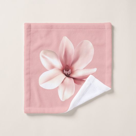 Blush Magnolias (Gant de toilette)