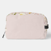 Blush Maid of Honor Script Naam Accessoire Gift Toilettasje (Achterkant)