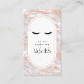 Blush Marble Arch Lashes Beauty Visitekaartje (Voorkant)