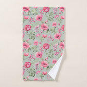 Blush Meadow-Pétales en Fleur (Serviette à main)