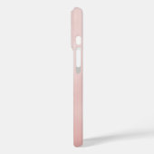 Blush Metallic 3D Lelie Bloem Case-Mate iPhone Case (Achterkant / Links)