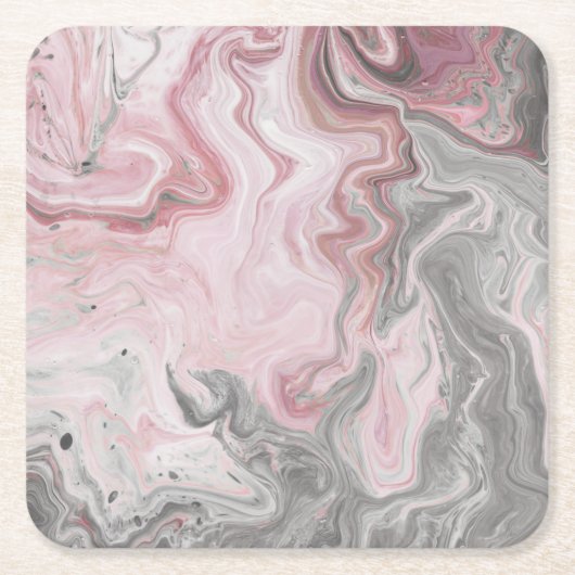 Blush Minerals Vierkante Kartonnen Onderzetter (Voorkant)