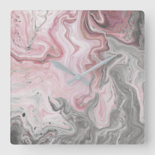 Blush Minerals Vierkante Klok