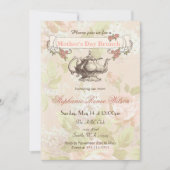 Blush Moederdag Brunch Tea Party Kaart (Voorkant)