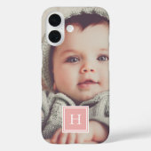 Blush monogram overlay | Foto Case-Mate iPhone Case (Achterkant)