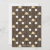 BLUSH MONOGRAMMED HOEFIJZER WESTERN VRIJGEZELLENFE KAART (Achterkant)