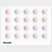 Blush Moon. Elegant Dank u Wedding Favoriete Label (Vel)