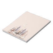 Blush Moon Purple Trees Notitieblok (Gedraaid)