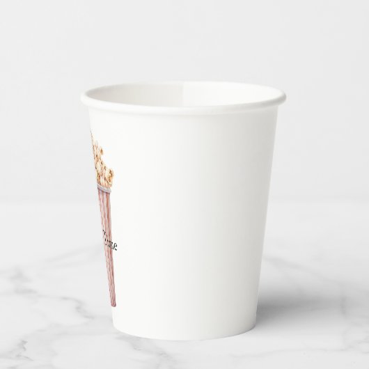 Blush Movie Time Popcorn Papieren Bekers (Links)