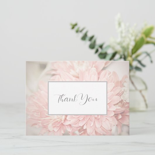 Blush Mums Bedankkaart (Staand voorkant)