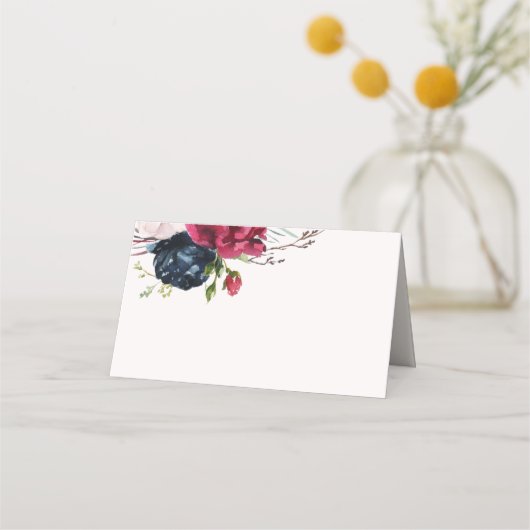 Blush, Navy Blue en Bourgogne Wedding Escort (Achterkant)