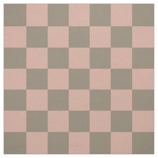 Blush Neutral Checkerboard - Premium Pima Cotton Stof