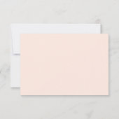Blush Neutral Floral Dank je wel Kaart (Achterkant)