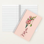 Blush of August: Gladiolus & Peridot Keepsake  Notitieboek (Binnen)
