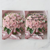 "Blush of Love: Een Boeket van Tijdloze Romantiek" Kaart (Binnen)