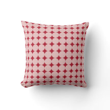 Blush op rode polka stippen kussensloop
