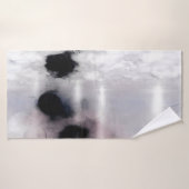 Blush Orbit Abstract (Serviette de bain)