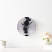 Blush Orbit Abstract Ronde Klok (Huis)