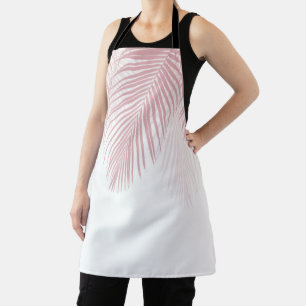 Blush Palm Leaves Finesse 2 #tropisch #kunst Schort