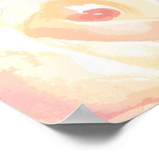 Blush Peach Elephant Welcome Sign Poster (Hoek)