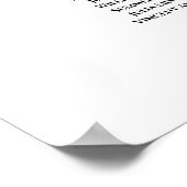 Blush Peach Floral 17 Table Wedding Seating Chart Poster (Hoek)